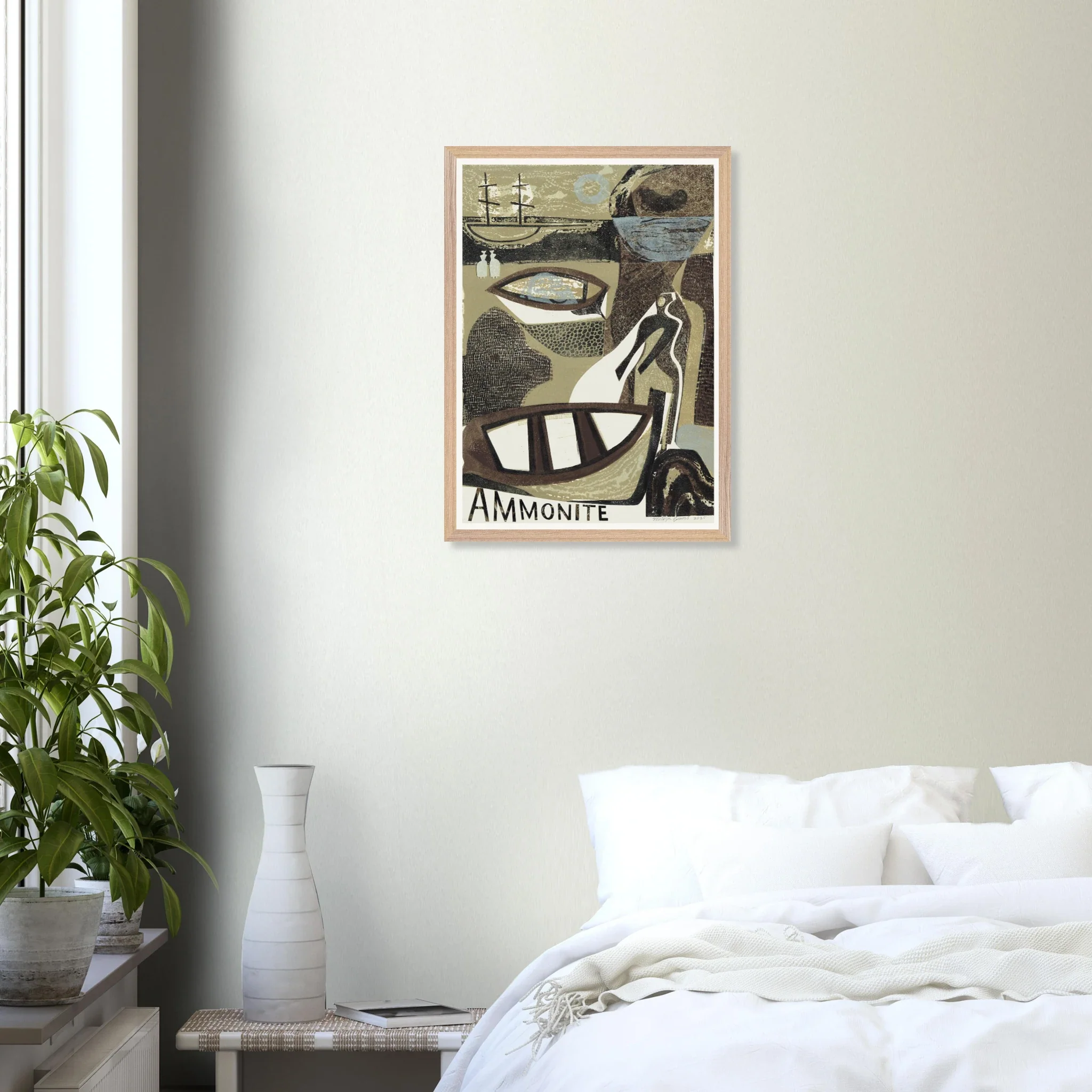 Ammonite 1 by Melvyn Evans - Wooden Framed Poster - Image 7