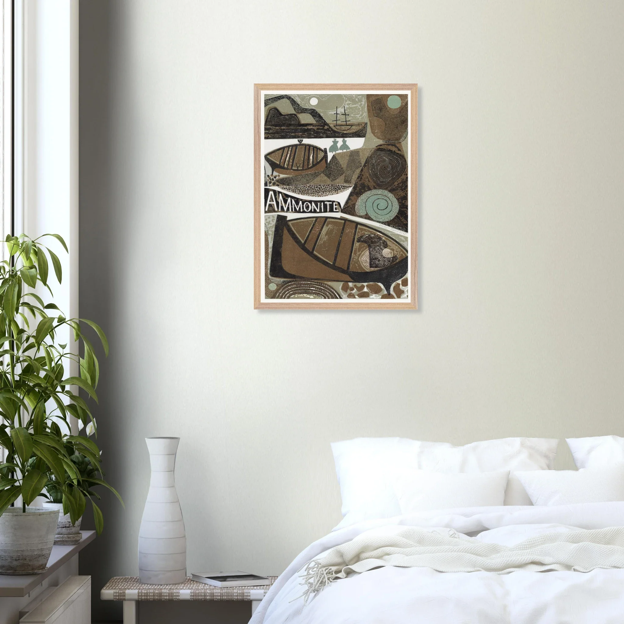 Ammonite 2 by Melvyn Evans - Wooden Framed Poster - Image 7