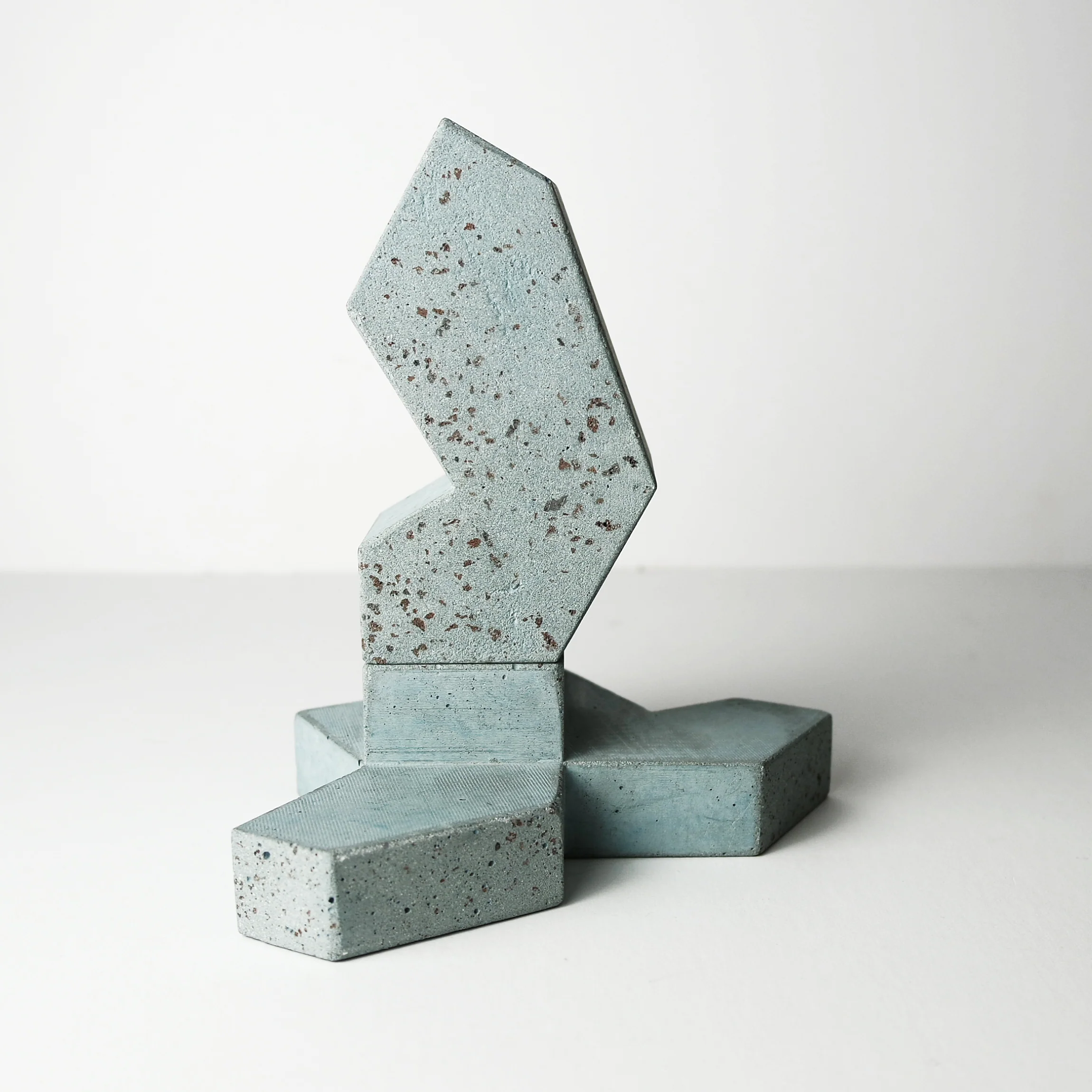 Einstein Variation 1 in Blue Concrete - Image 5