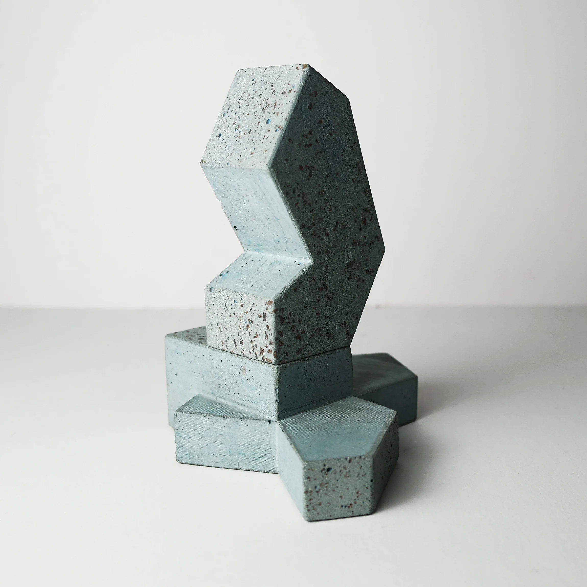 Einstein Variation 1 in Blue Concrete - Image 6