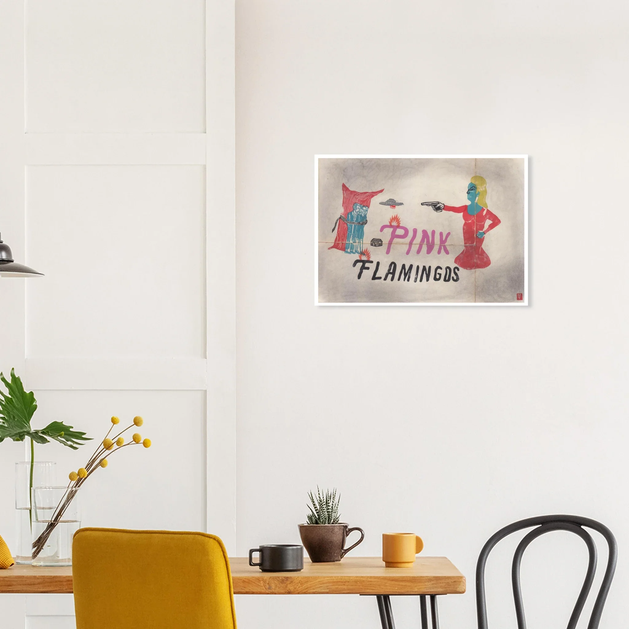 Pink Flamingos by Mark Timmins - Fine Art Poster - Image 5