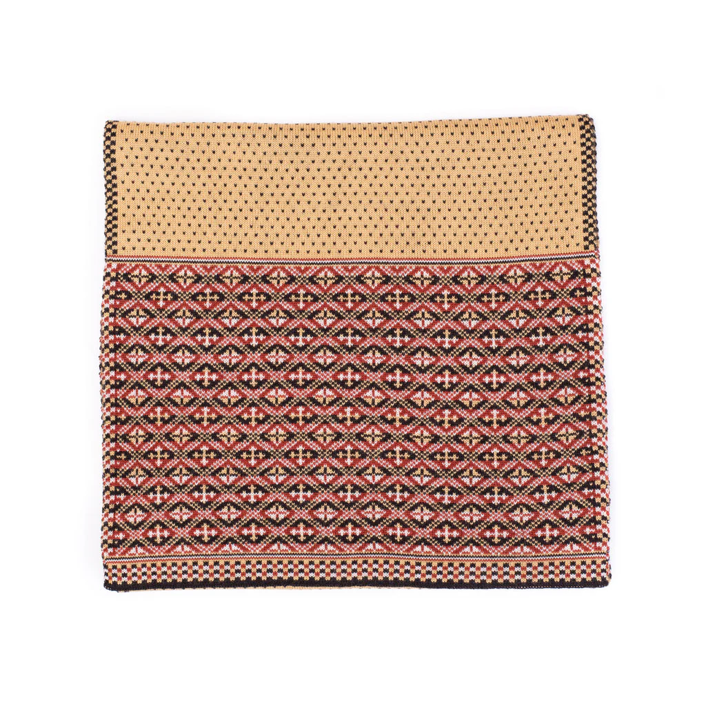 Polka Dot Design Scarf in Heritage - Image 2