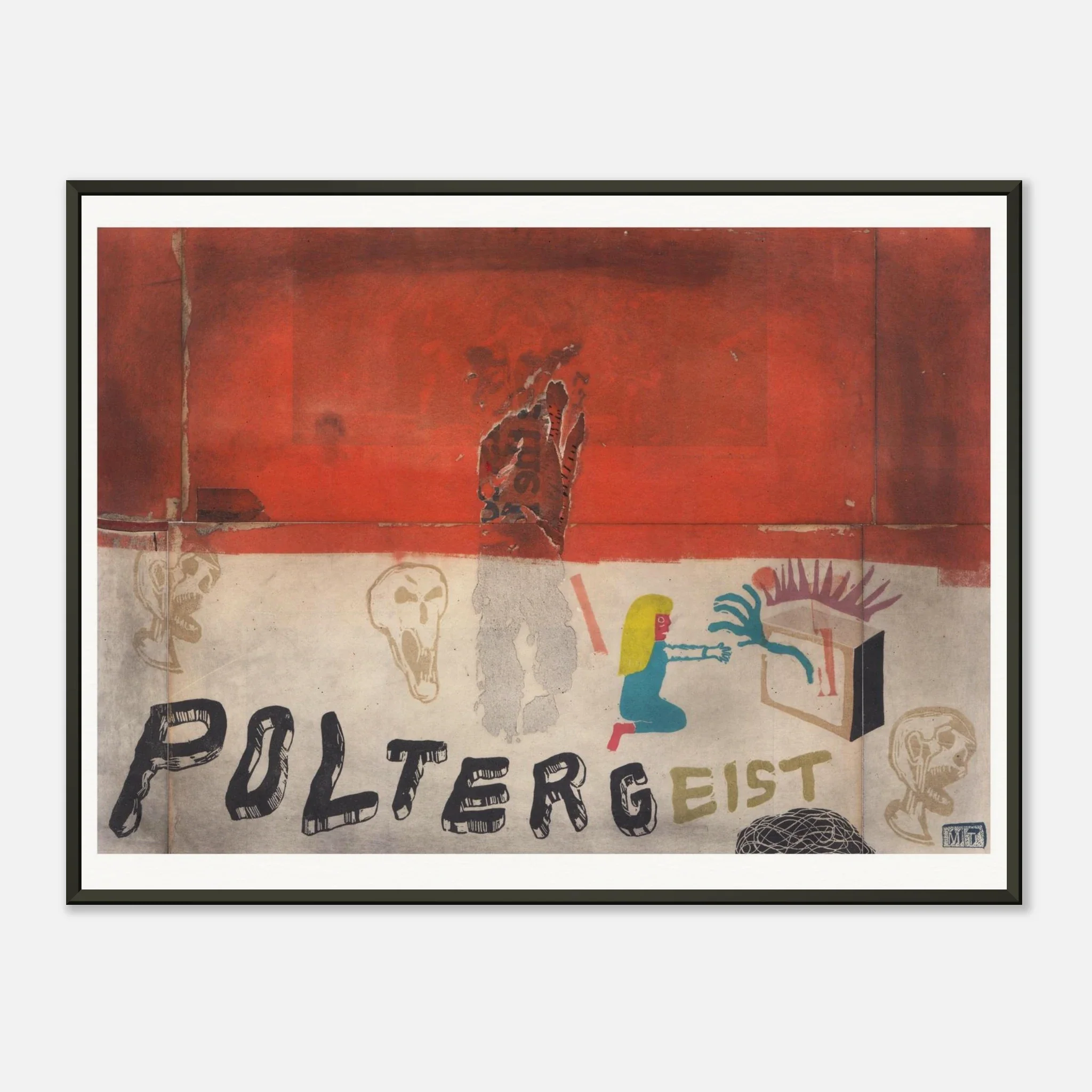 Poltergeist by Mark Timmins - Metal Framed Poster - Image 4