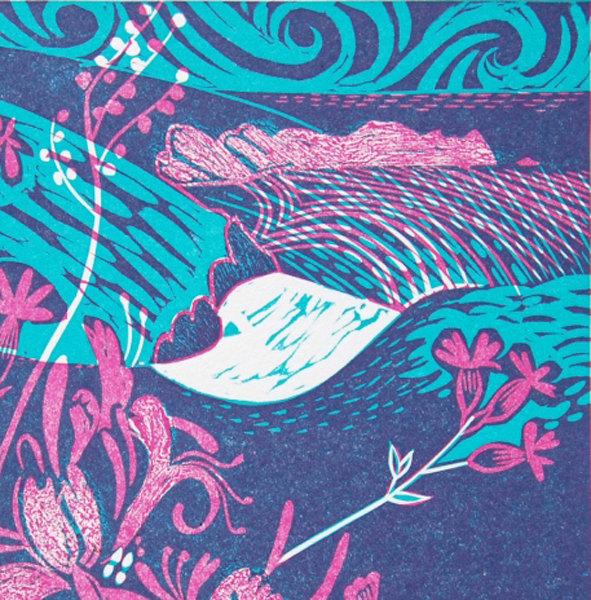 Porthcurno - Relief / Letterpress Print - Image 3