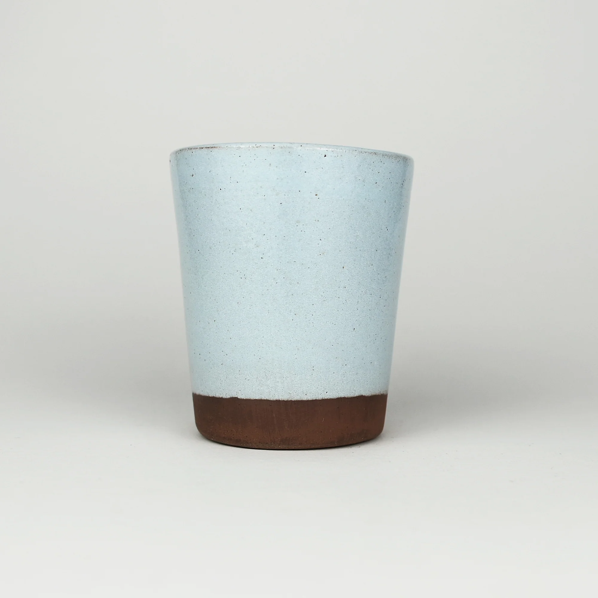 Petal Small Terracotta Tumbler in Aqua