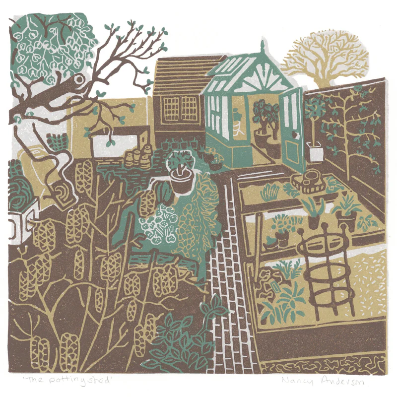 The Potting Shed Greeting Card