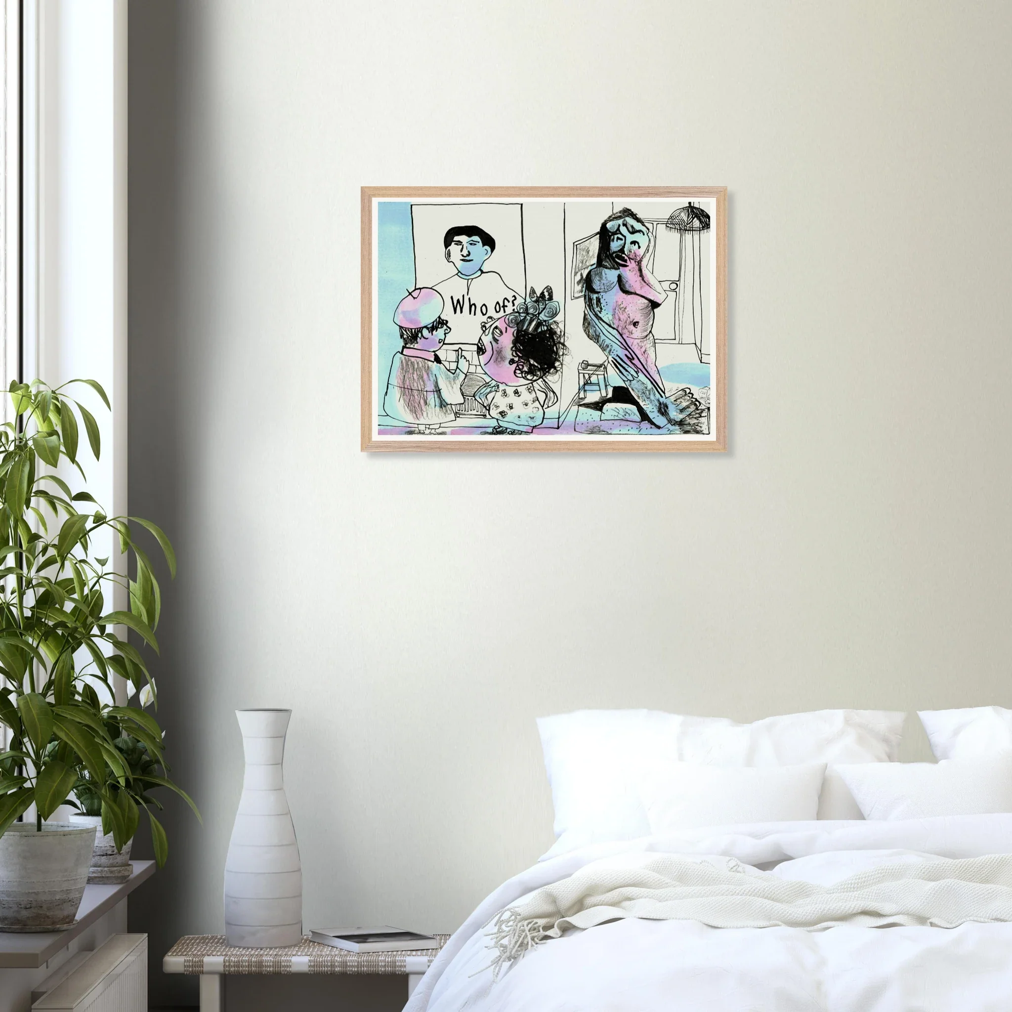The Rebel 1 by Jo Neary - Wooden Framed Poster - Image 7