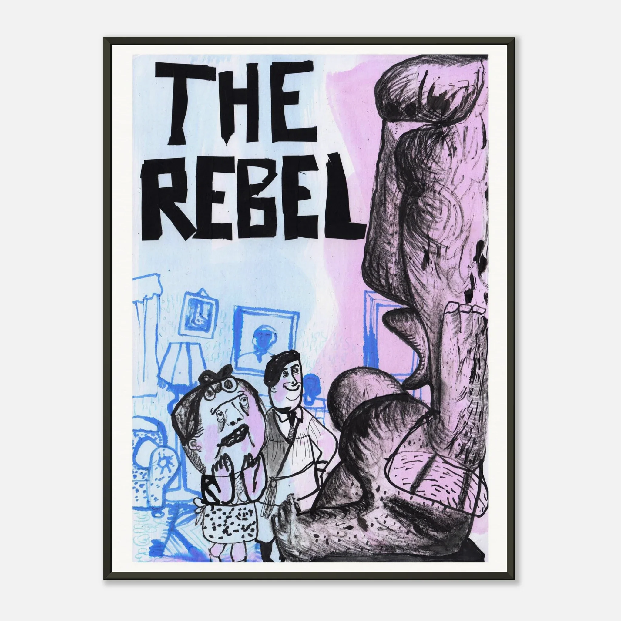 The Rebel 2 by Jo Neary - Metal Framed Poster - Image 4