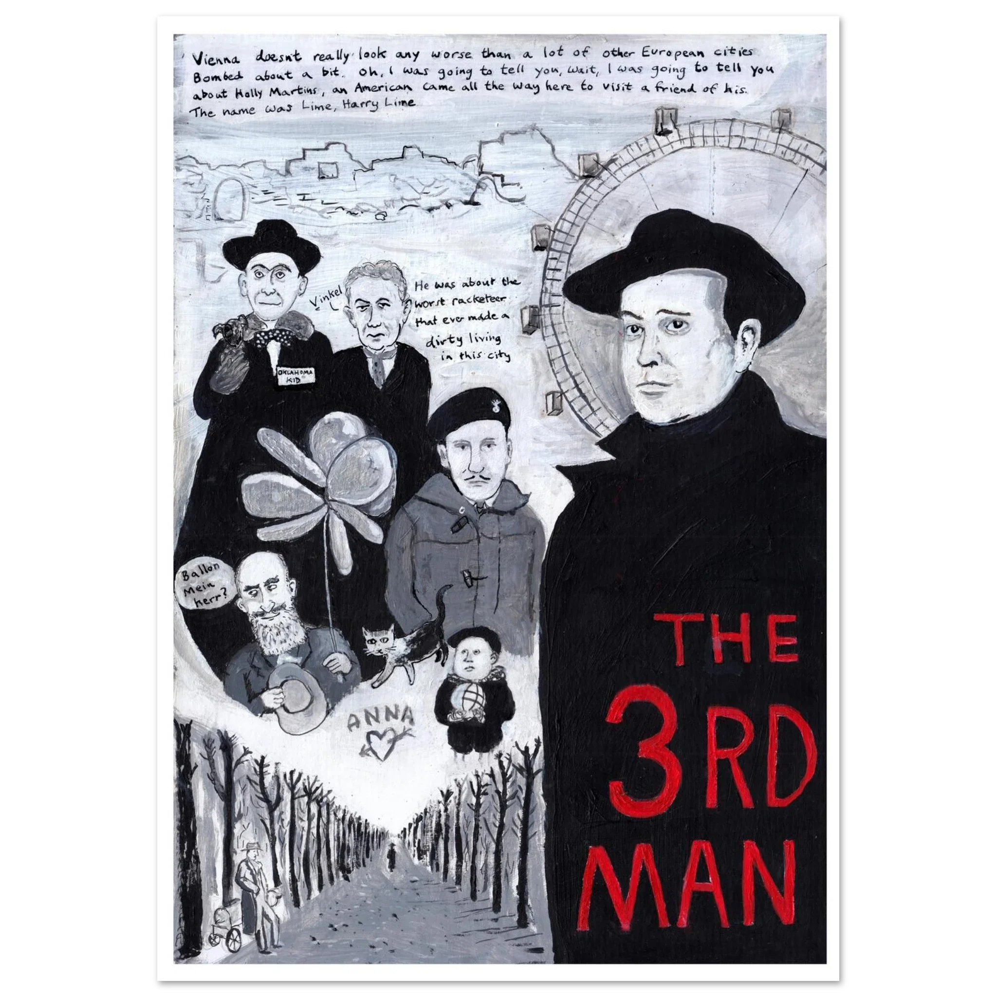 The Third Man by Peter Chrisp - Fine Art Poster