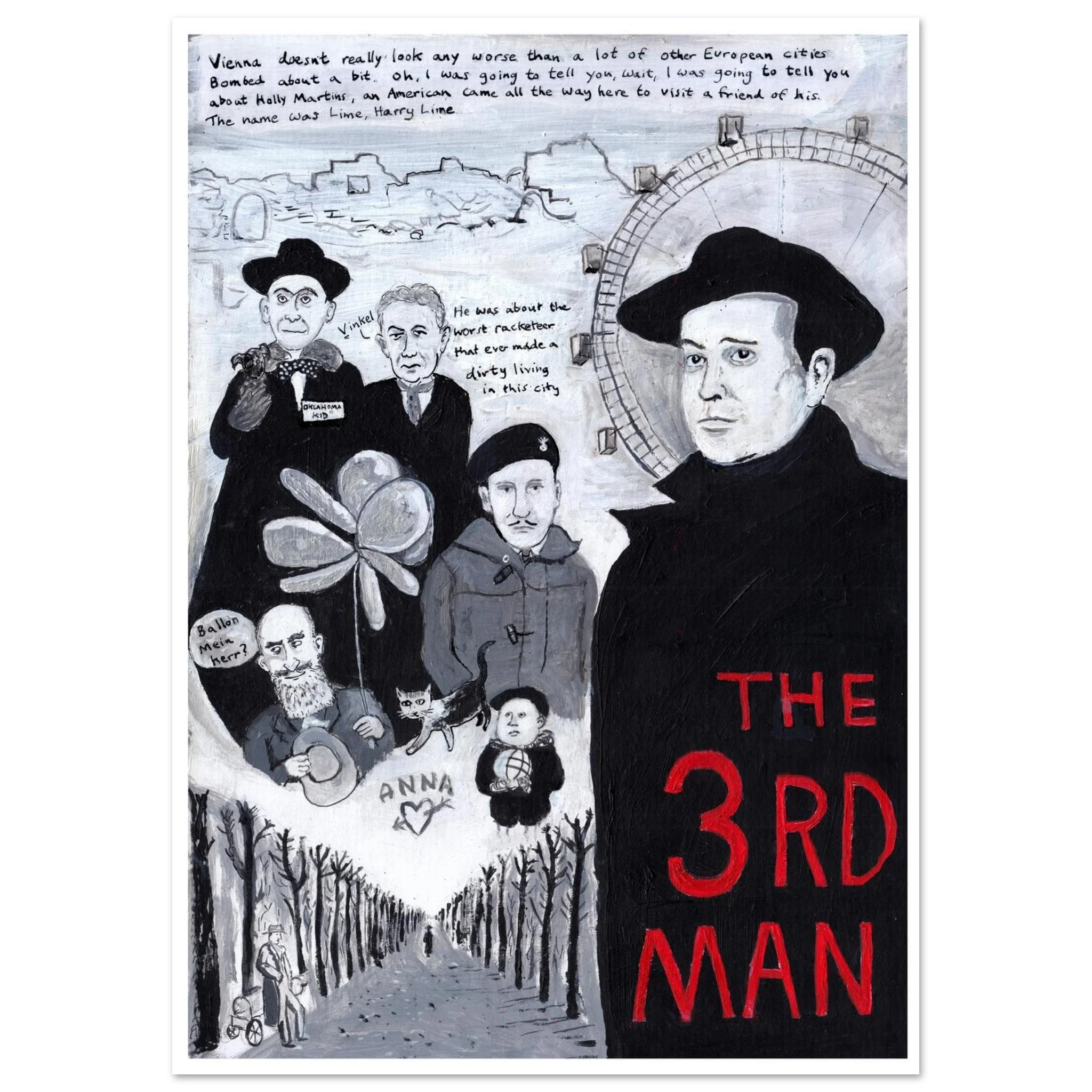 The Third Man by Peter Chrisp - Fine Art Poster - Image 2