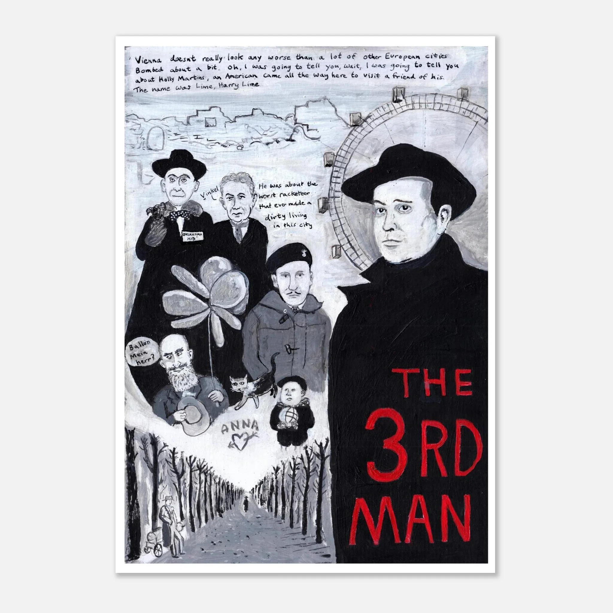 The Third Man by Peter Chrisp - Fine Art Poster - Image 3