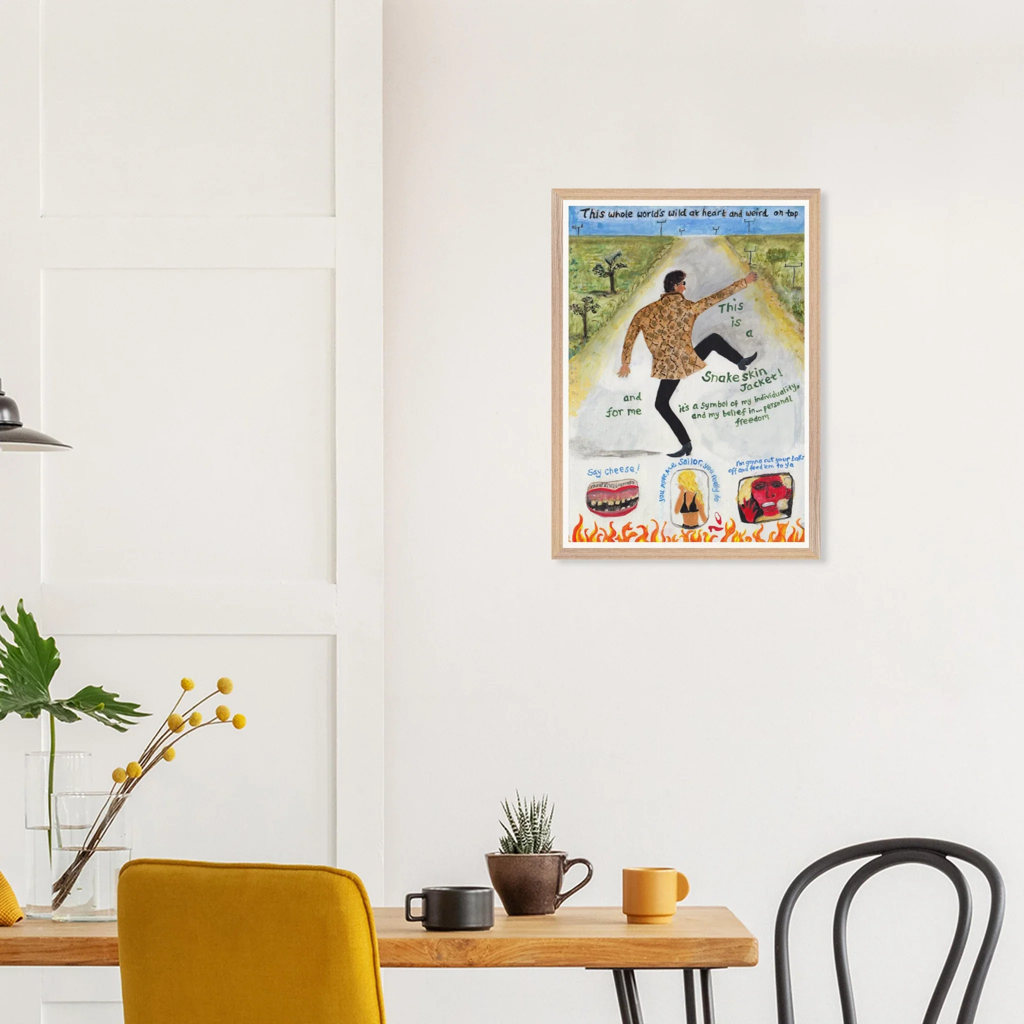 Wild at Heart by Lisa Wolfe - Wooden Framed Poster - Image 7