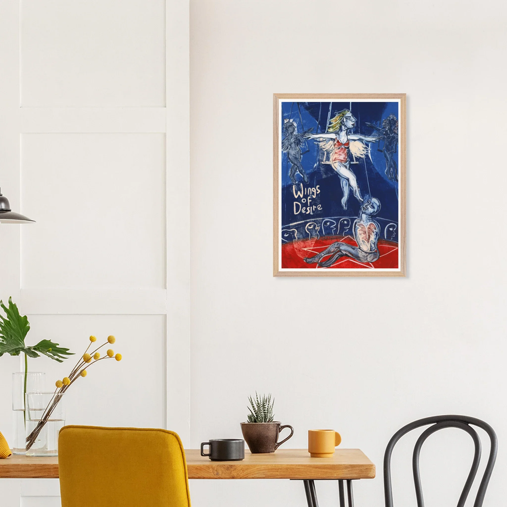 Wings of Desire 2 by Debbie Lee - Wooden Framed Poster - Image 5